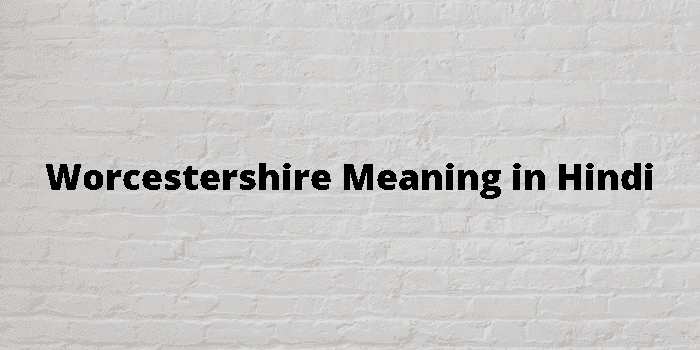 worcestershire