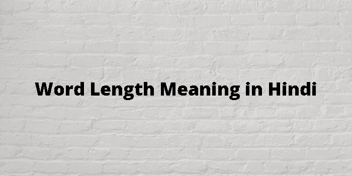 word length