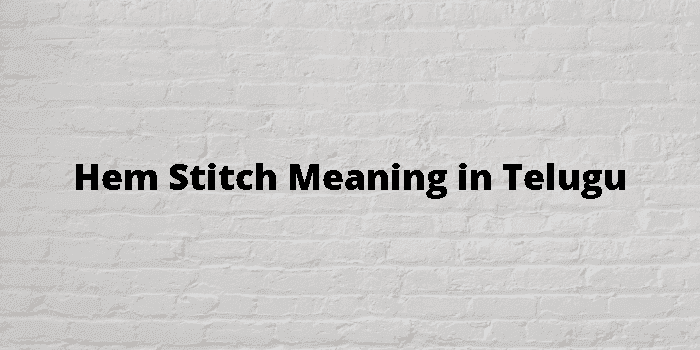 hem stitch