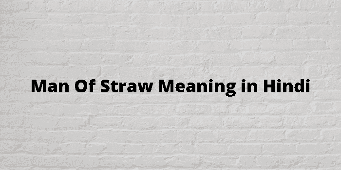 man of straw
