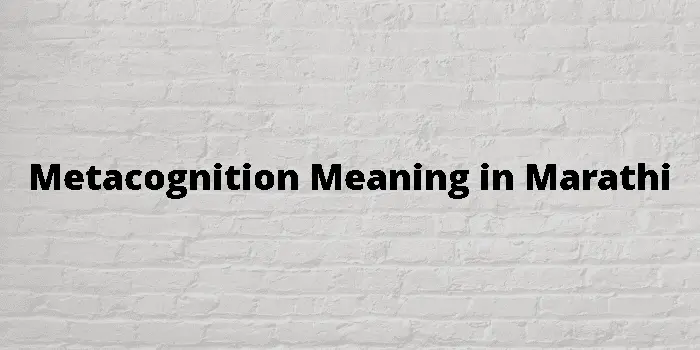 metacognition