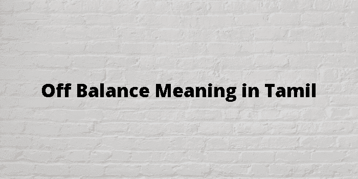 off balance