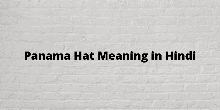 panama hat