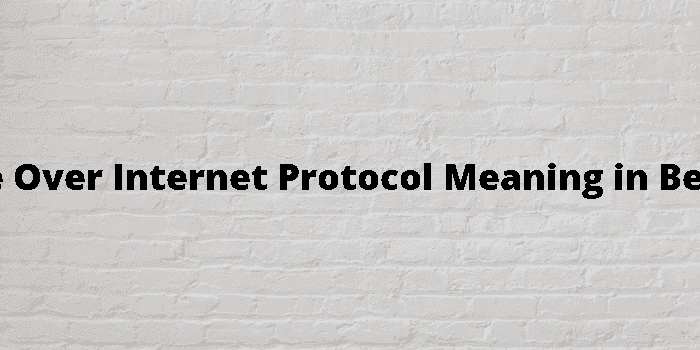 voice over internet protocol